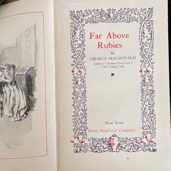 Far Above Rubies 1st Edition Published 1898 🎉Host Pick🎉 - Picture 3 of 5